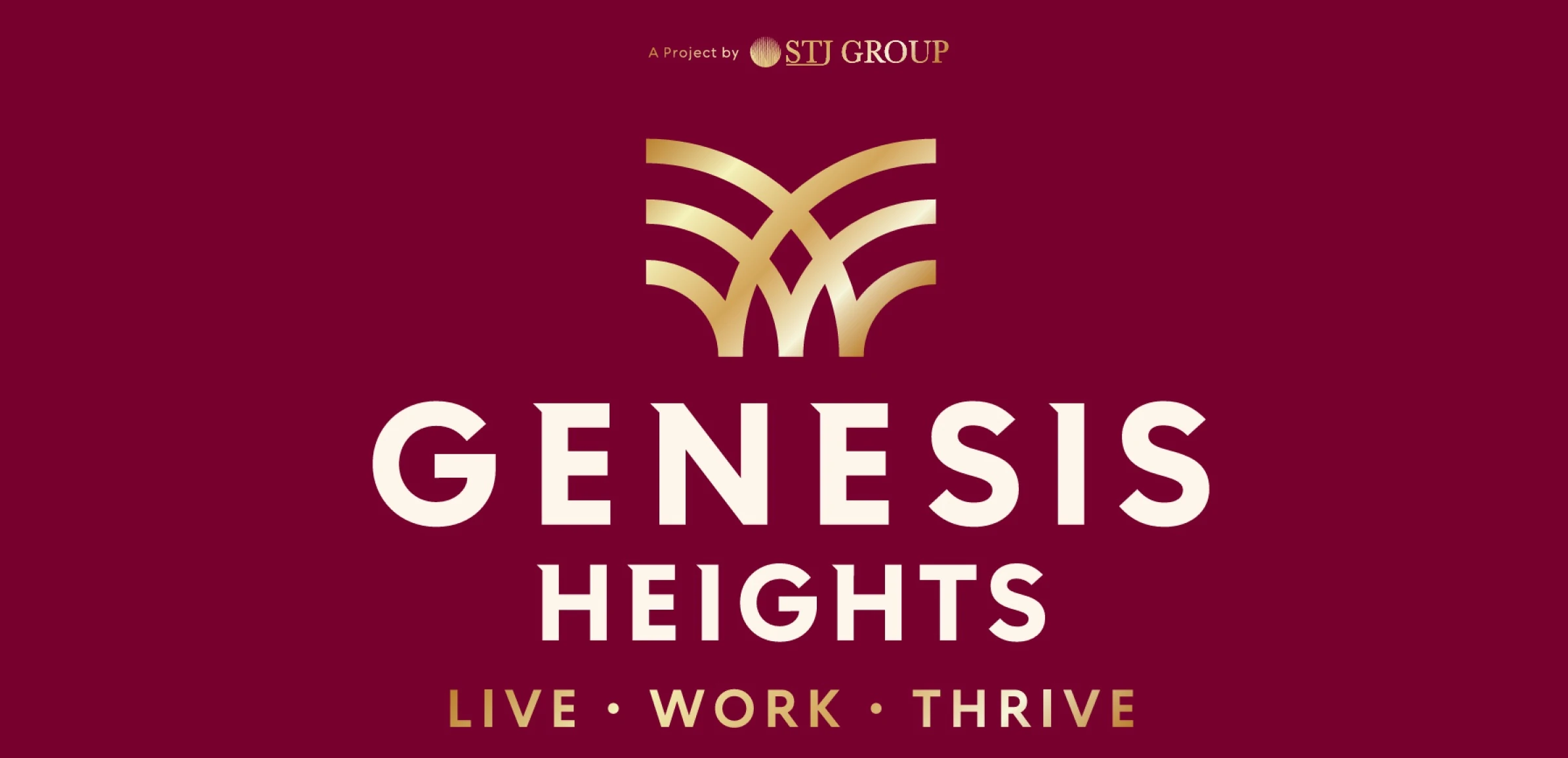 Genesis Heights logo Genesis Heights logo – a project by STJ Group