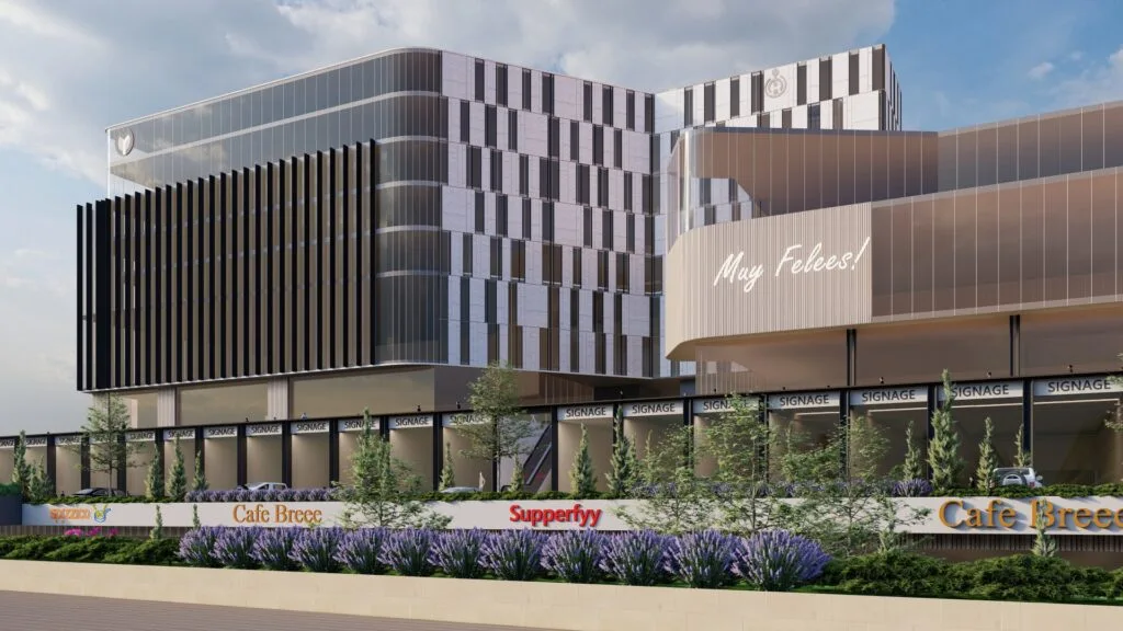STJ Forum Mohali elevation close view