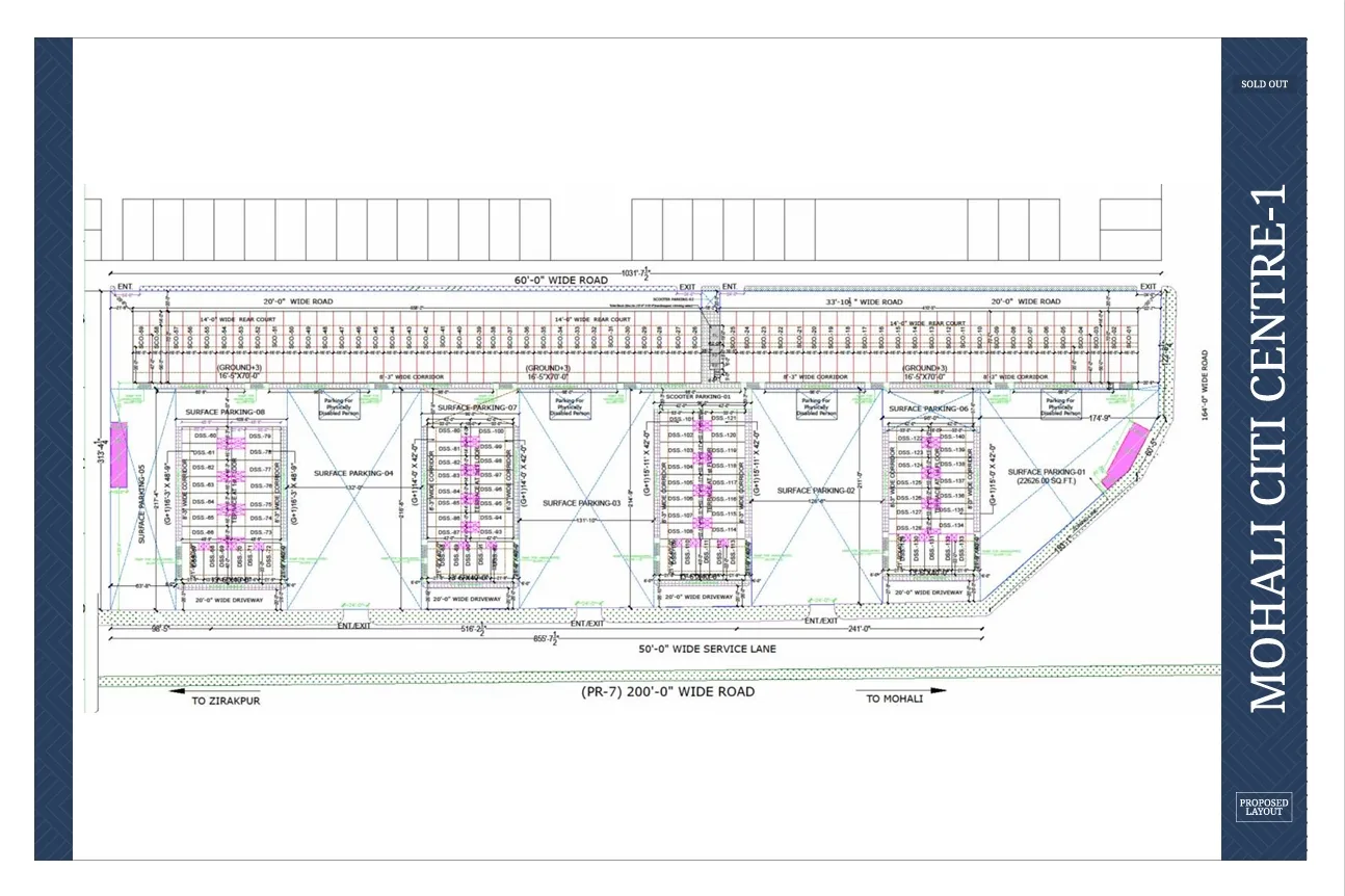Mohali city centre site plan Mohali city centre site plan